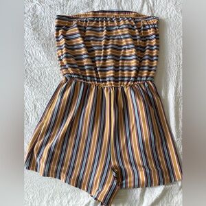 Wild Fable Multicolor Striped Romper